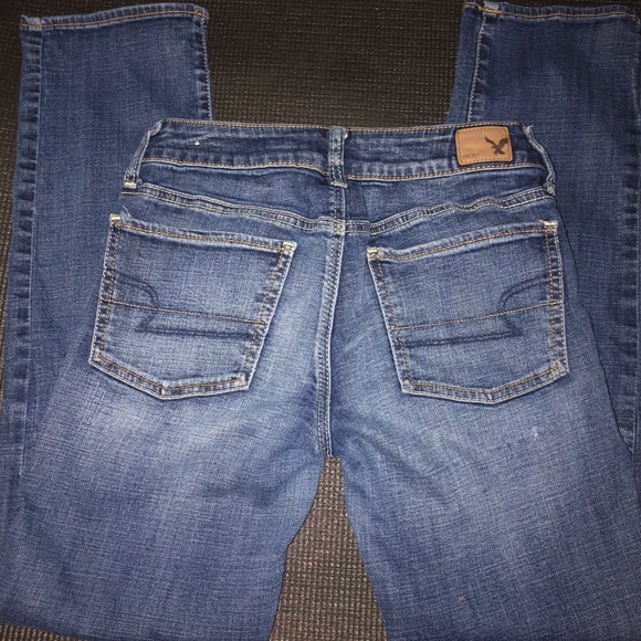 (SOLD) American Eagle Straight Jeans - Picture 2 of 5